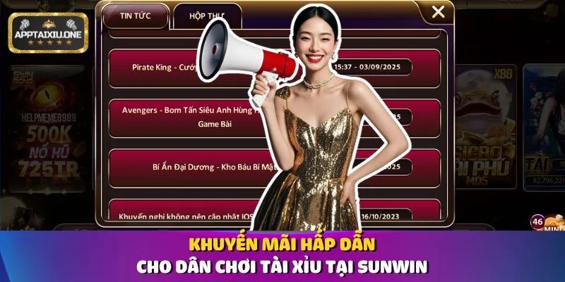 Khuyến mãi hấp dẫn cho dân chơi tài xỉu tại Sunwin
