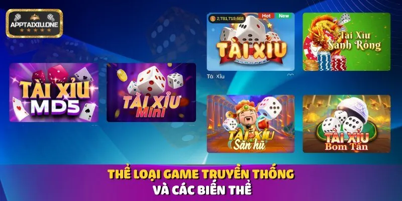 Thể loại game truyền thống và các biến thể